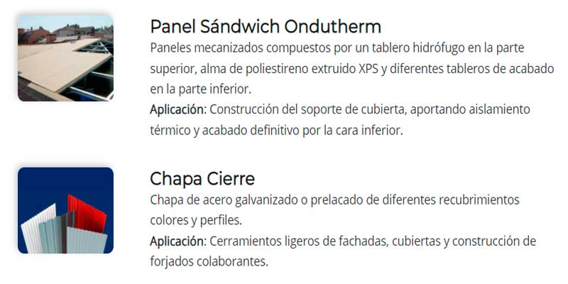 paneles chapa y juntas de cierre